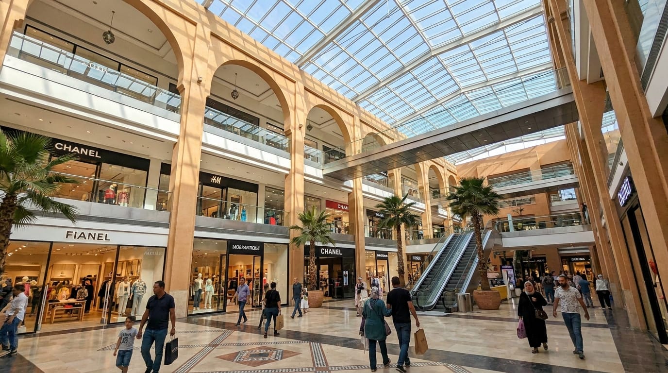 Centre commercial moderne
